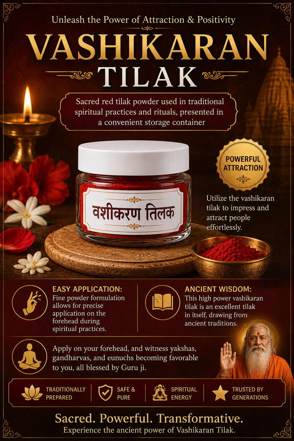 Vashikaran Tilak With gupt vidhi