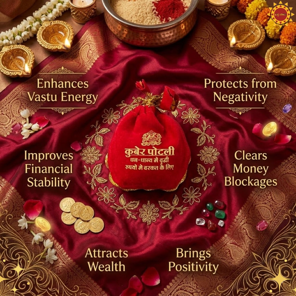 Kuber Potli for Home, Shop, Business, Factory, Money Growth, Business Growth, Prosperity and Financial Success (House & Business)