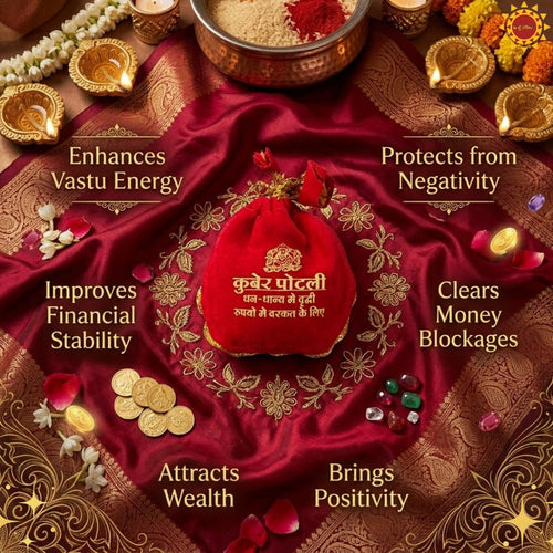 Kuber Potli for Home, Shop, Business, Factory, Money Growth, Business Growth, Prosperity and Financial Success (House & Business)